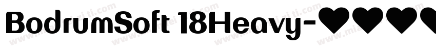 BodrumSoft 18Heavy字体转换